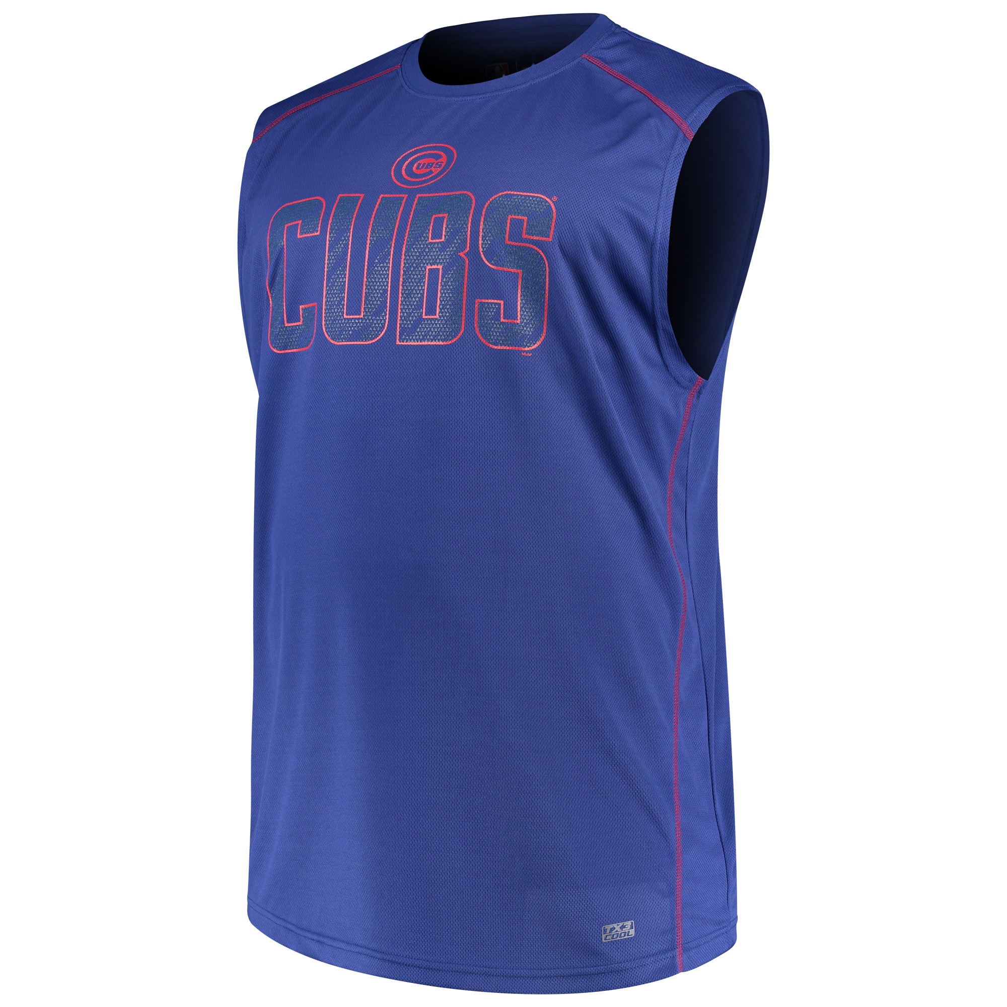 Men's Majestic Royal Chicago Cubs Big \u0026 Tall Legendary Strength Tank Top